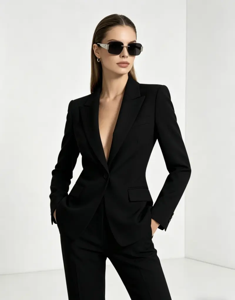 CELINE CL42105U oval designer sunglasses colorway 01, catalogue view 1