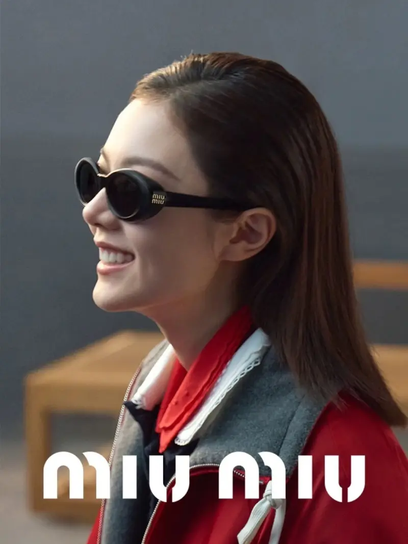 MIU MIU SMU B09-F cat-eye designer sunglasses colorway 01, catalogue view 1