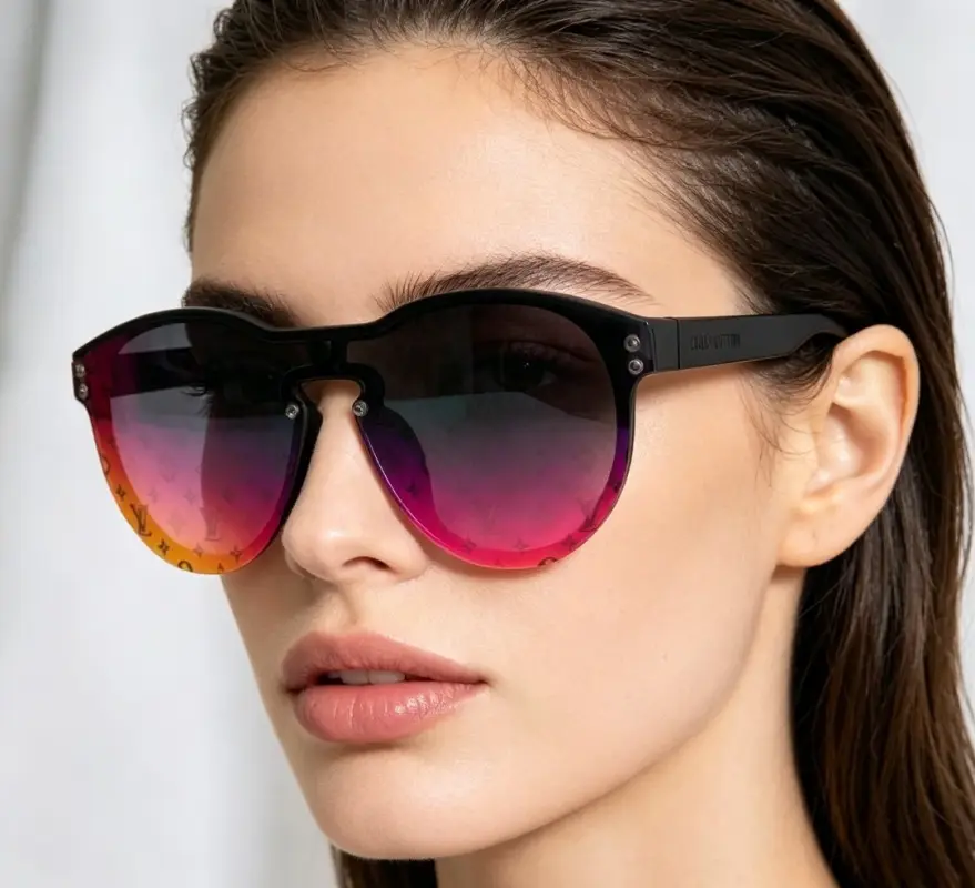 LOUIS VUITTON Z1333EZ1485E Z1332 Z1330 wraparound designer sunglasses colorway 01, catalogue view 1