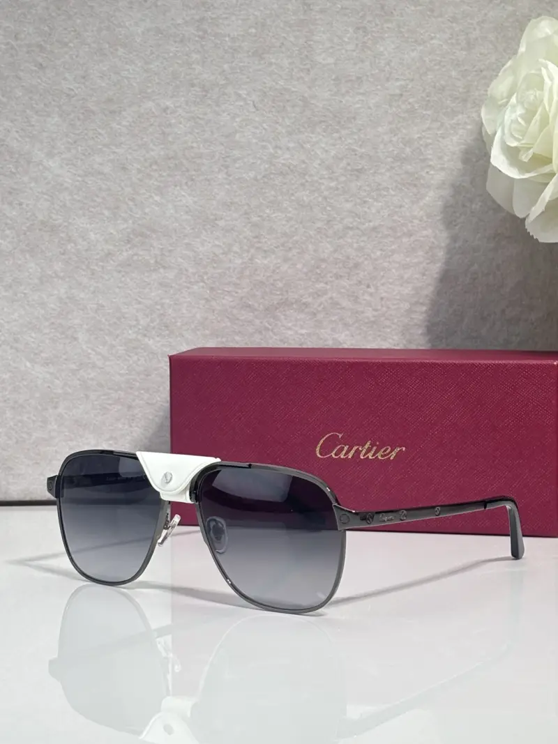 CARTIER CT0165S rimless designer sunglasses colorway 01, catalogue view 1