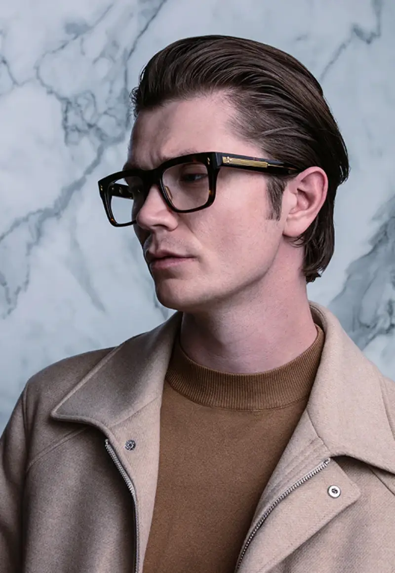 JACQUES MARIE MAGE TORINO square designer sunglasses colorway 01, catalogue view 1