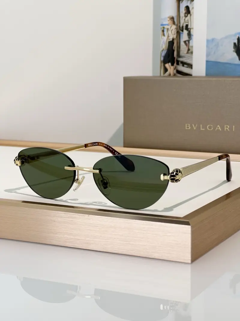 BVLGARI BV50072U rimless designer sunglasses colorway 01, catalogue view 1