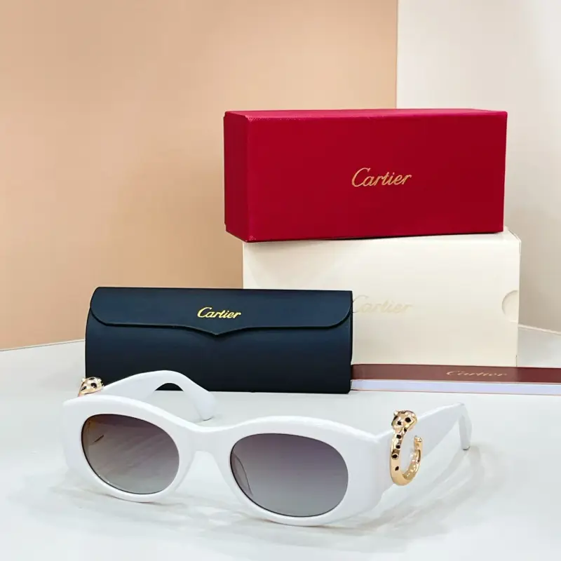 CARTIER CT0472S oval designer sunglasses colorway 01, catalogue view 1