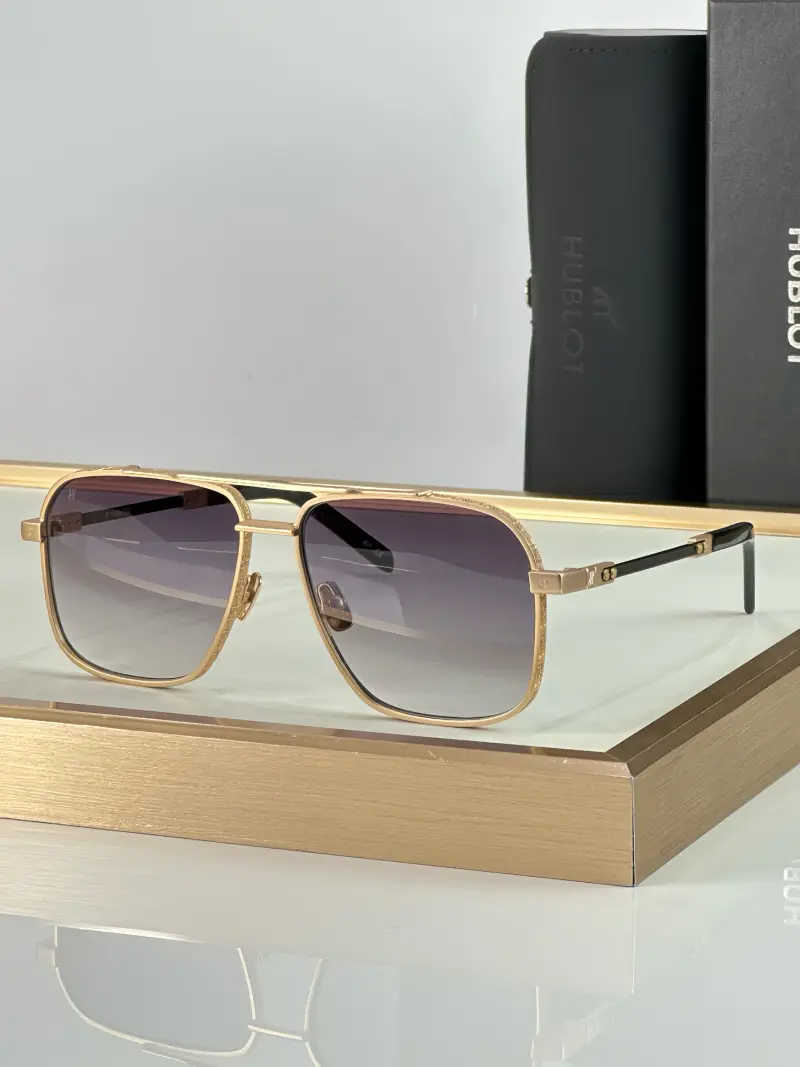 HUBLOT ARCHIVE 1607LV rimless designer sunglasses colorway 01, catalogue view 1