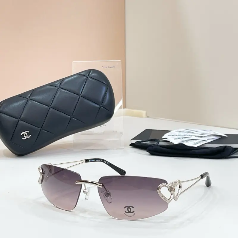 CHANEL CH4082 rimless designer sunglasses colorway 02, catalogue view 1
