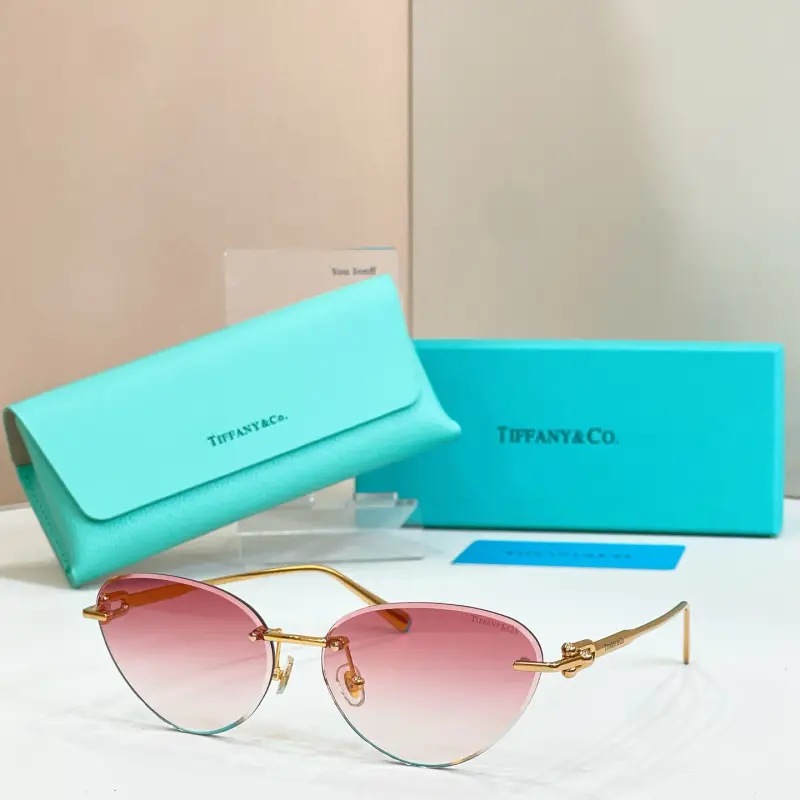 TIFFANY & CO. TF3104K rimless designer sunglasses colorway 02, catalogue view 1