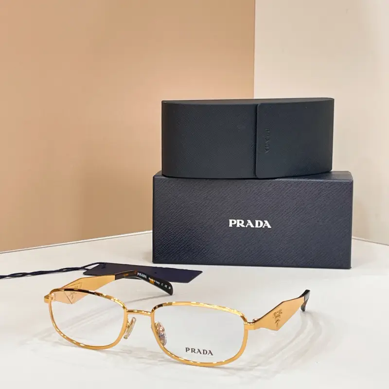 PRADA PR D51S rimless designer sunglasses colorway 02, catalogue view 1