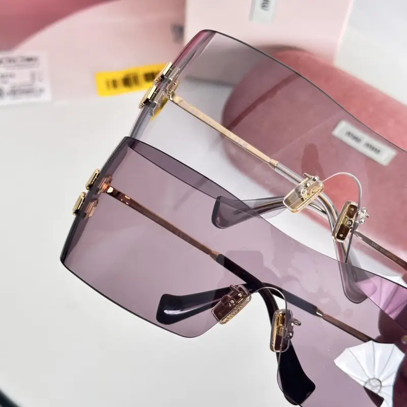 MIU MIU SMUB53S wraparound designer sunglasses colorway 02, catalogue view 1