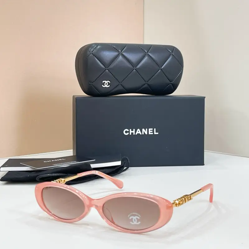 CHANEL 5565 oval designer sunglasses colorway 02, catalogue view 1