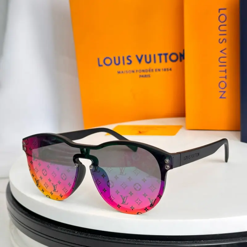 LOUIS VUITTON Z1333EZ1485E Z1332 Z1330 wraparound designer sunglasses colorway 02, catalogue view 1