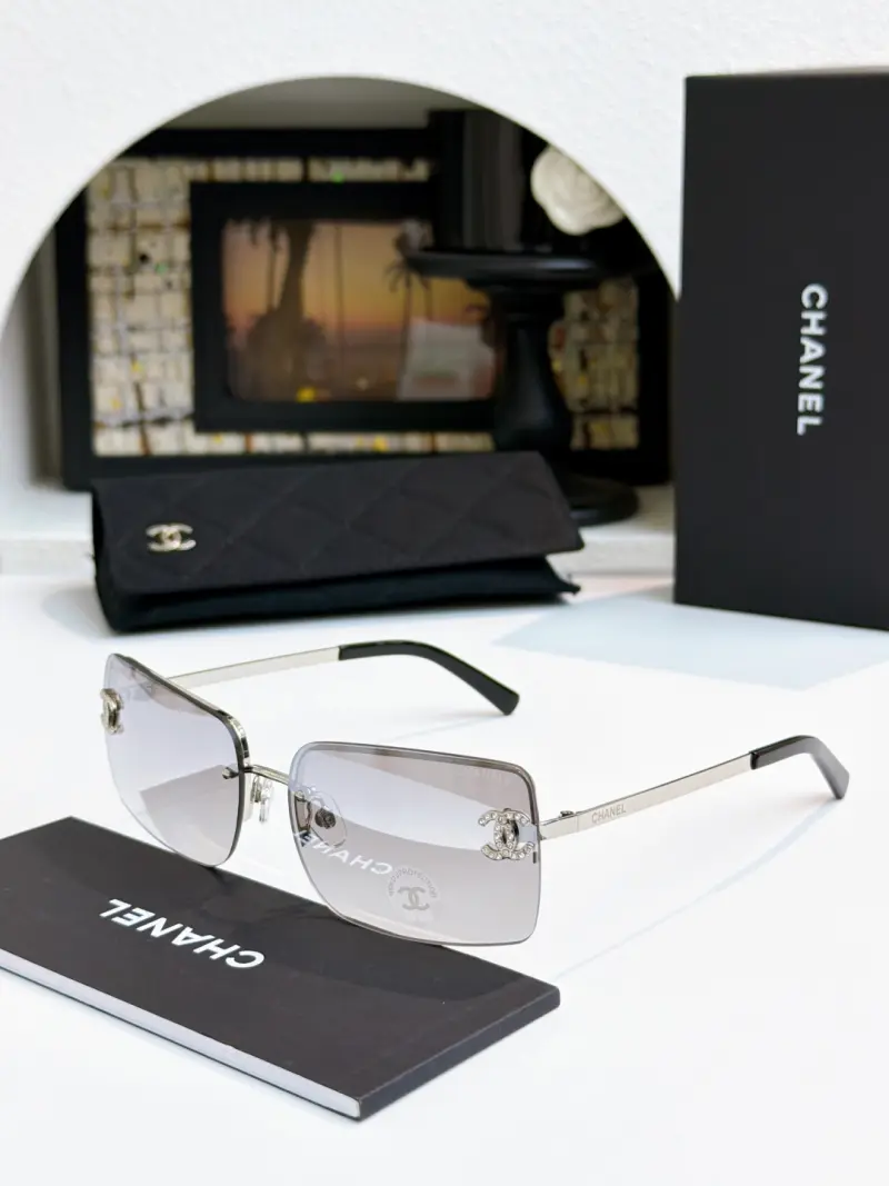 CHANEL CH4104 rimless designer sunglasses colorway 04, catalogue view 1