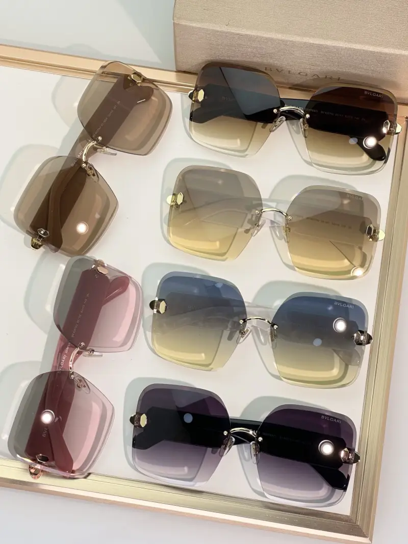 BVLGARI BV40074U rimless designer sunglasses colorway 02, catalogue view 1