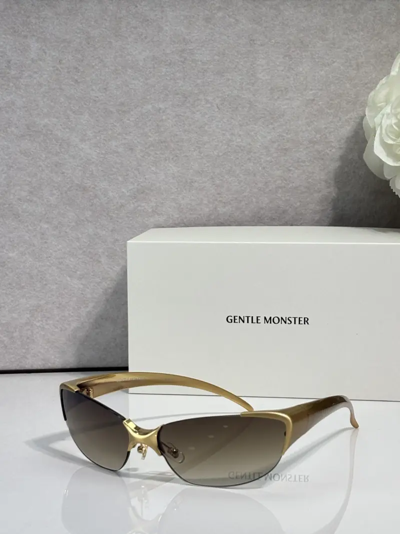GENTLE MONSTER HYPNOSIS rimless designer sunglasses colorway 02, catalogue view 1
