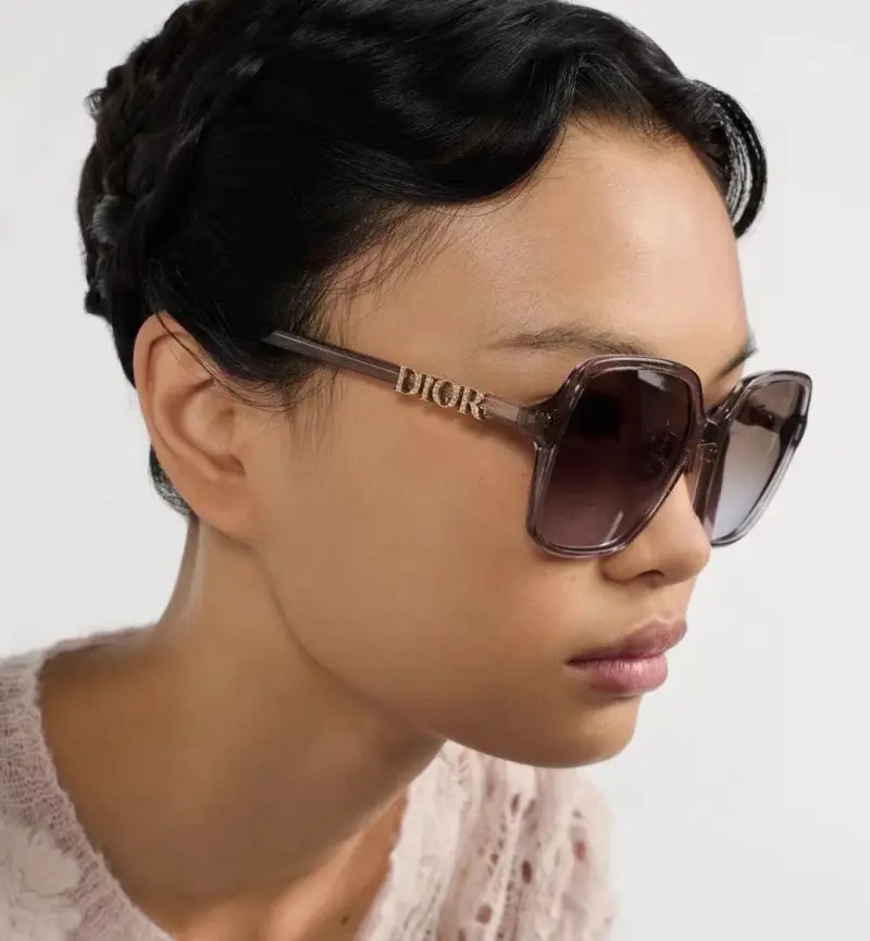 DIOR DIORTREASURE S1F square designer sunglasses colorway 02, catalogue view 1