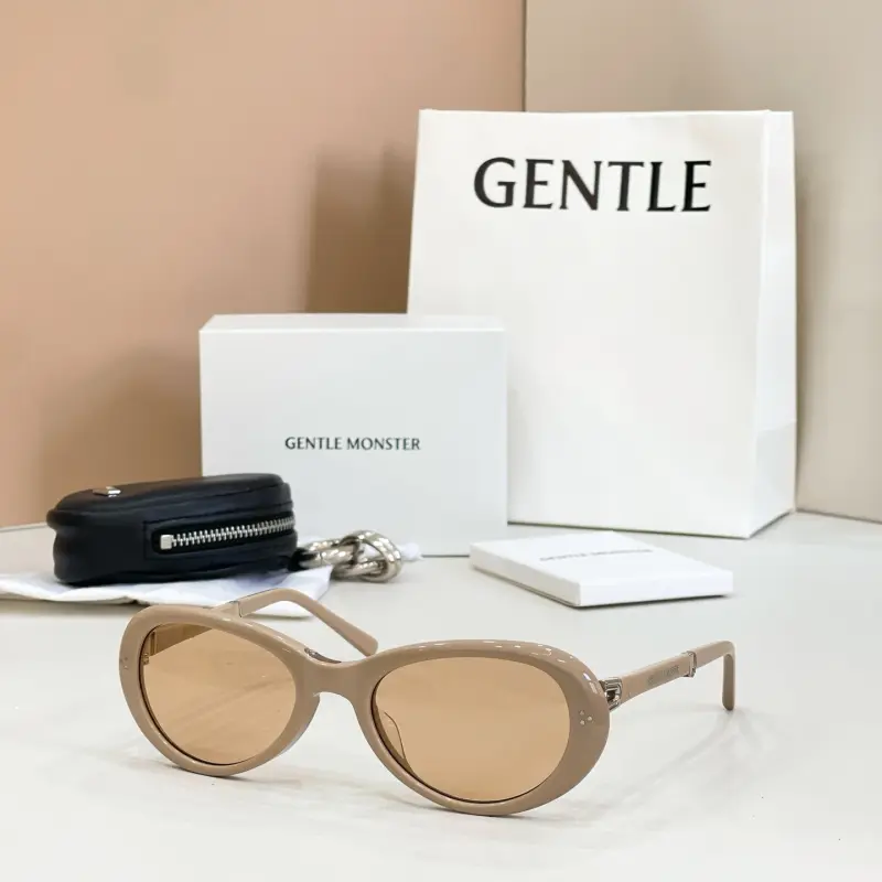 GENTLE MONSTER ORBIT round designer sunglasses colorway 03, catalogue view 1