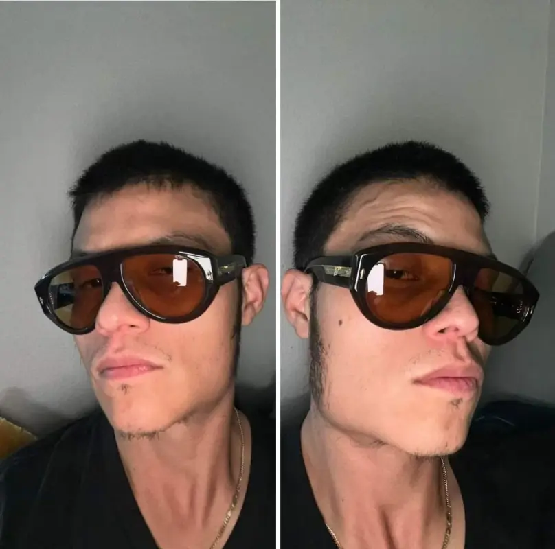 JACQUES MARIE MAGE BANDIT rectangle designer sunglasses colorway 03, catalogue view 1