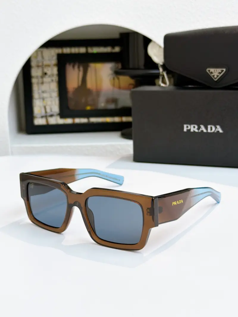 PRADA SPR B17 square designer sunglasses colorway 03, catalogue view 1