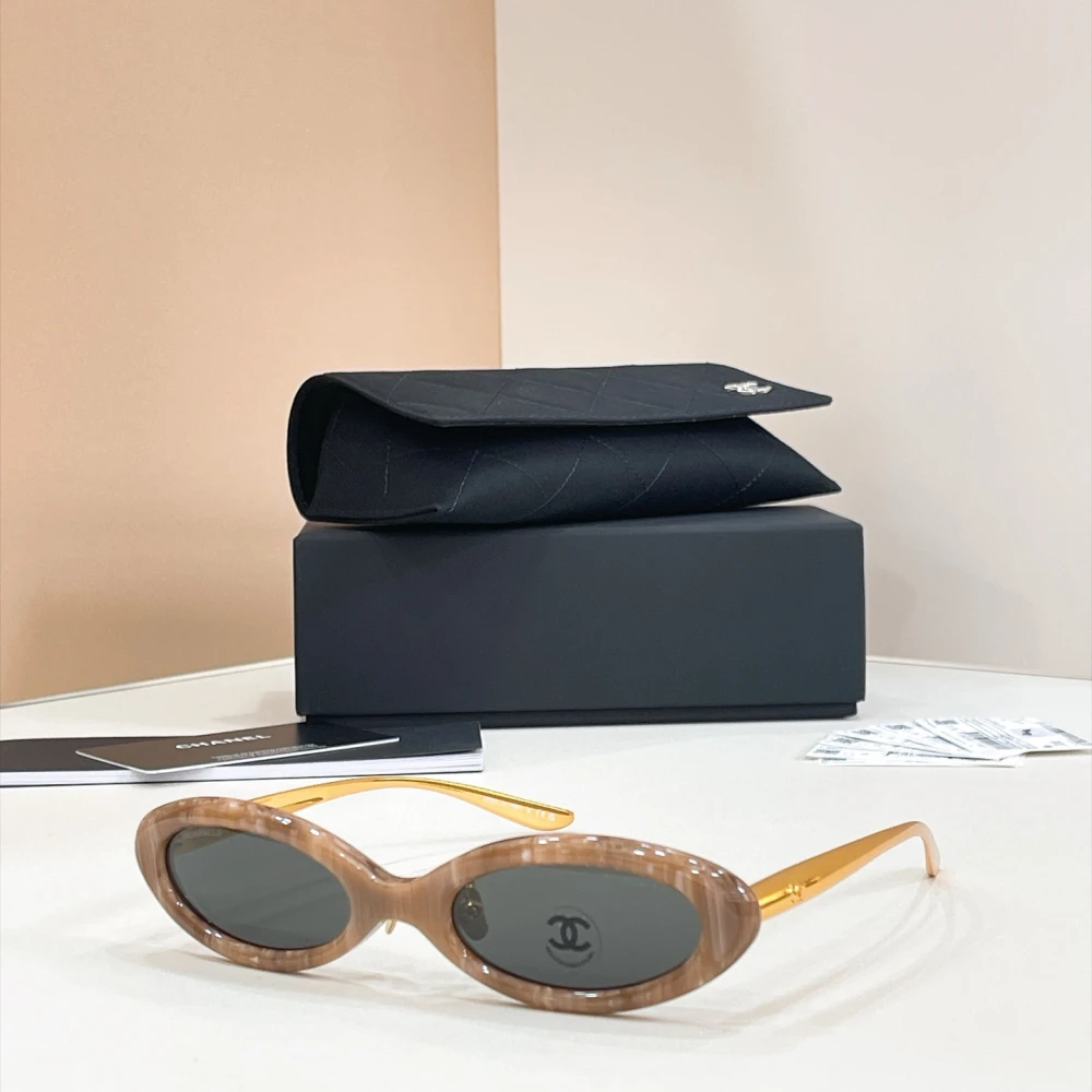 Chanel CH9209 taupe cat-eye sunglasses