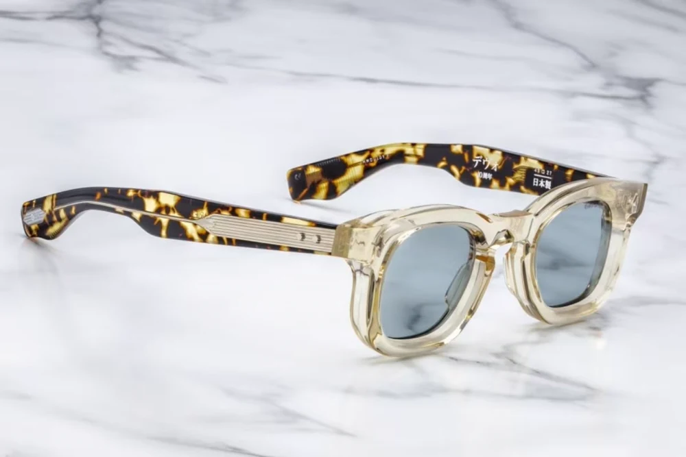 Jacques Marie Mage Devaux 10th rounded acetate sunglasses