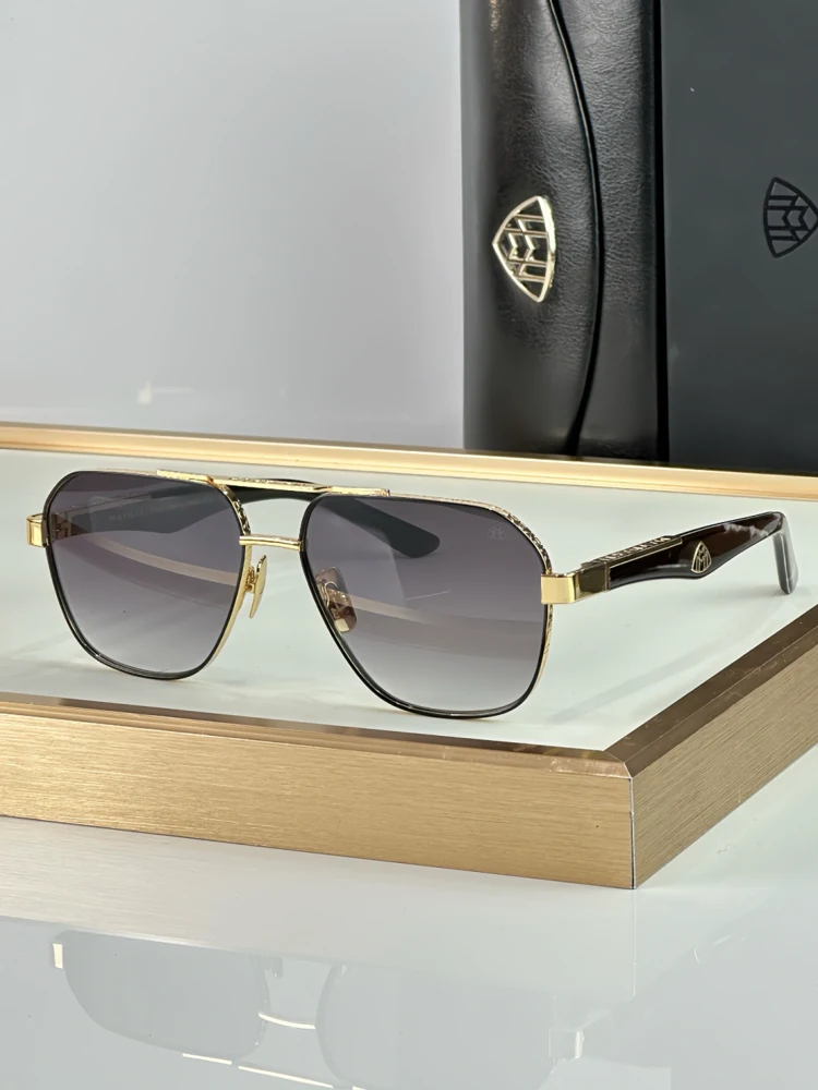 Maybach ONGE softly squared metal sunglasses
