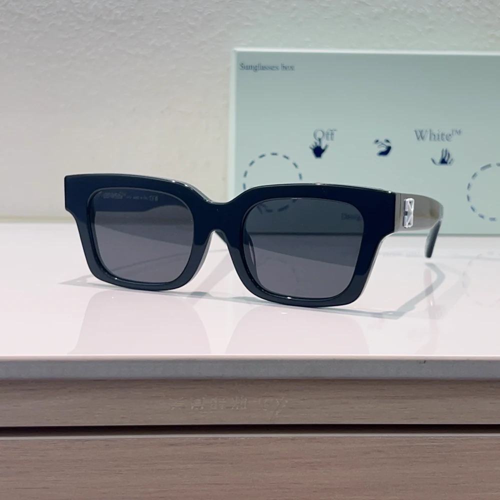Off-White OERI126 thick square acetate sunglasses, catalogue view 1
